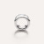 Pomellato Iconica Medium 18K White Gold White Diamond Ring, Size 55