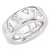 Pomellato Iconica Medium 18K White Gold White Diamond Ring, Size 55
