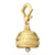 Paul Morelli 18K Yellow Gold Granulated Meditation Bell, 14mm