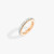 Pomellato Iconica 18K Rose Gold Small White Diamond Ring, Size 54