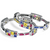 Paul Morelli 18K White Gold De Stijl Hinged Bracelet, Style 1