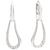 Pomellato Fantina 18K White Gold Diamond Earrings