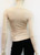 Majestic Filatures Soft Touch Long Sleeve Crew Neck Top in Cream