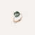 Pomellato Nudo 18K Rose and White Gold Prasiolite Classic Ring, Size 56