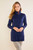 Anatomie City Slick Honiara Long Jacket in Navy, Size X-Small Anatomie City Slick Honiara Long Jacket in Navy, Size X-Small