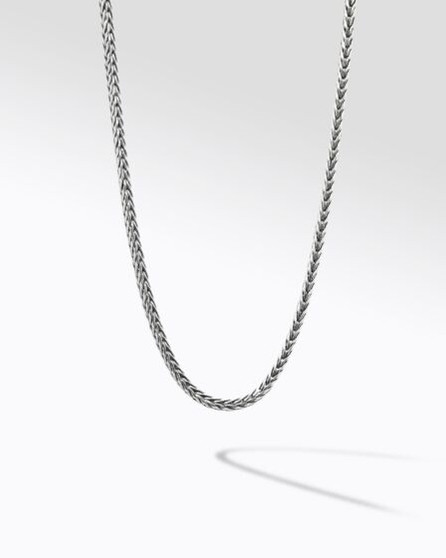 Konstantino Sterling Silver Square Wheat Chain Necklace, 18"