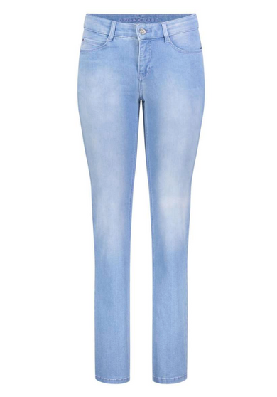 MAC Dream Straight Jeans in Basic Bleached