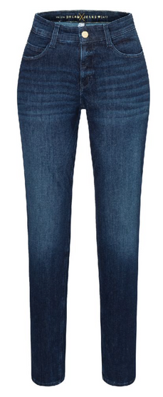 MAC Dream Straight Jeans in Vintage Basic Blue Wash