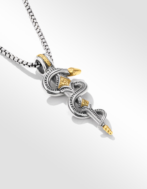 *VIRTUAL TRUNK SHOW* Konstantino Sterling Silver & Bronze Alchemy Pendant 6