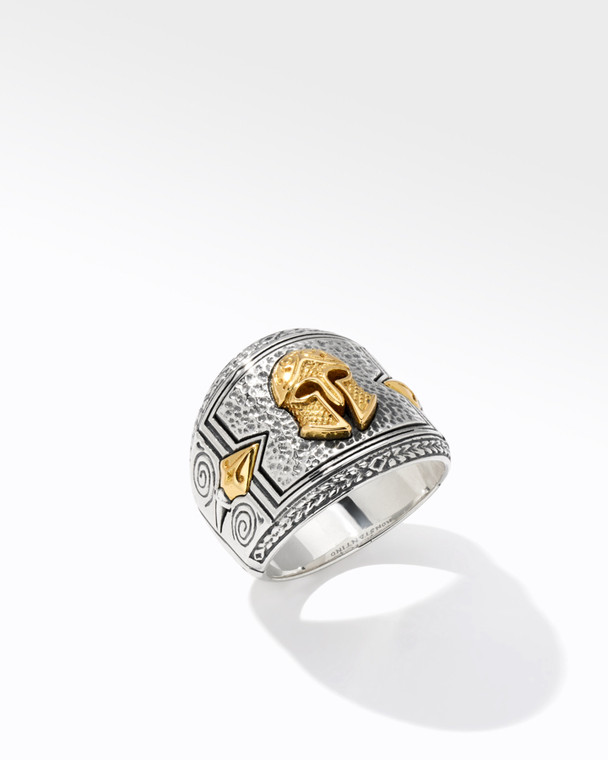 *VIRTUAL TRUNK SHOW* Konstantino Sterling Silver & 18K Gold Sparta Rising Ring