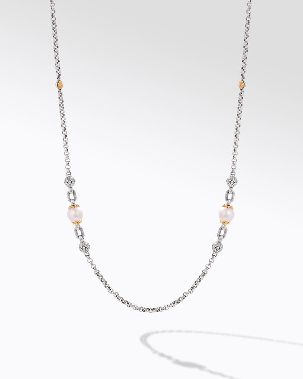 *VIRTUAL TRUNK SHOW* Konstantino Sterling Silver & 18K Gold Muse Necklace 4, 36"