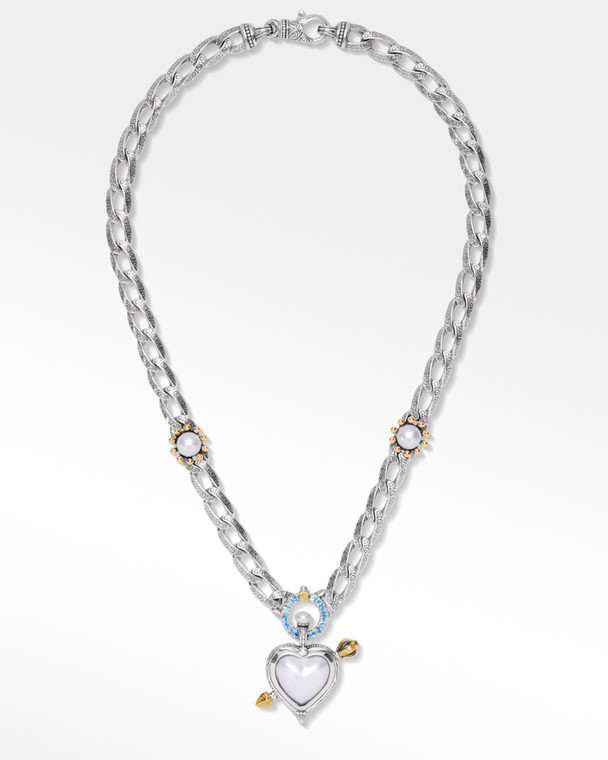 *VIRTUAL TRUNK SHOW* Konstantino Sterling Silver & 18K Gold Muse Necklace 7, 18"