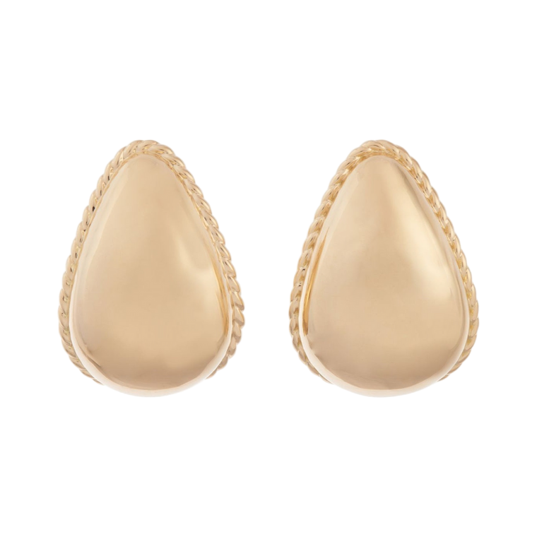 Sidney Garber 18K Yellow Gold Anjou Earrings