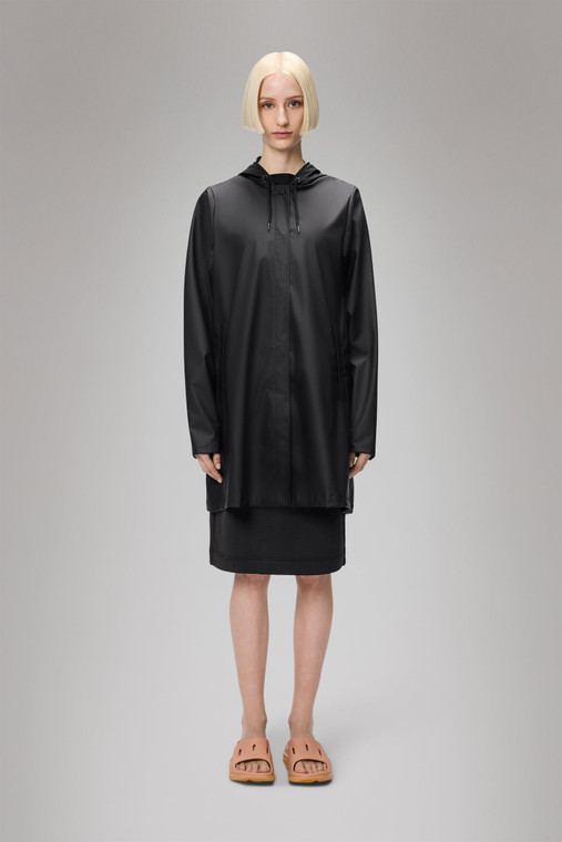 Rains A-line W Jacket in Black