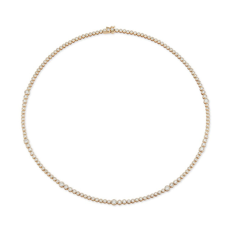 ONDYN Rainsun Diamond Tennis Necklace, 16"