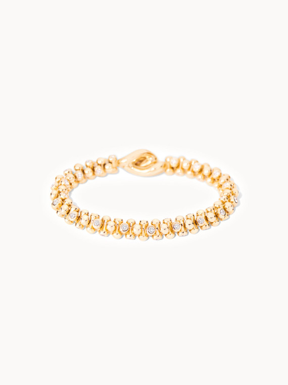 *VIRTUAL JEWELRY EVENT* Tamara Comolli 18K Yellow Gold Always Diamonds Classic Bracelet
