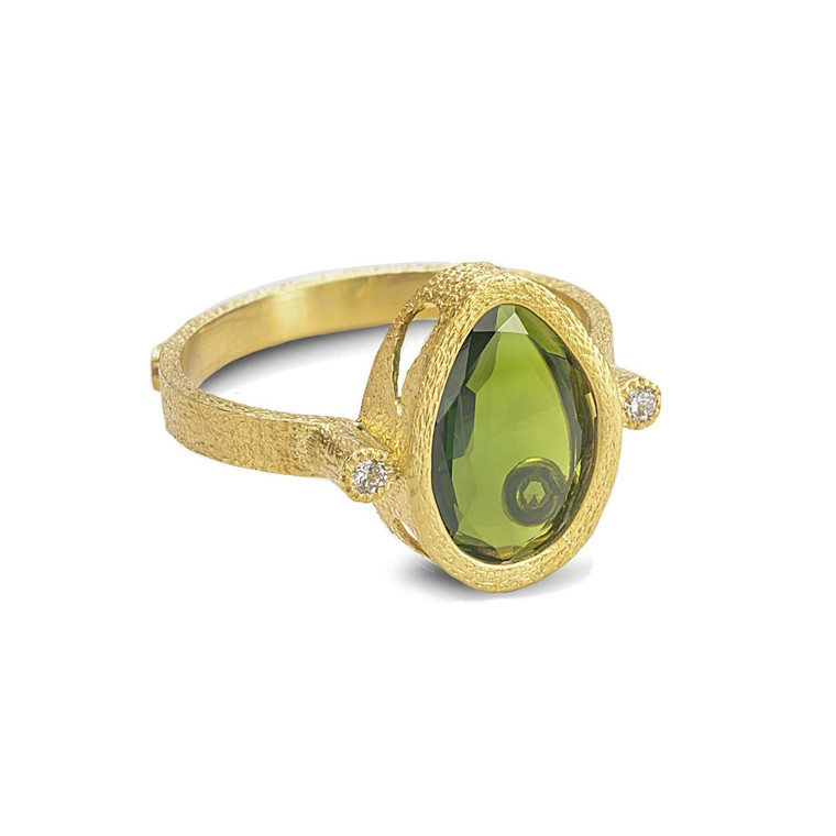 COOMI 20K Gold Affinity Tourmaline Ring