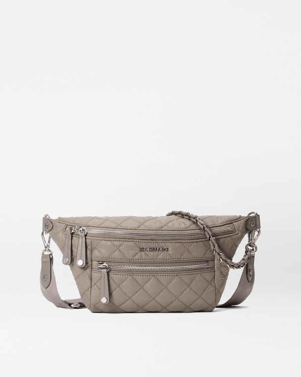 MZ Wallace Small Crosby Crossbody Sling in Morning Dove