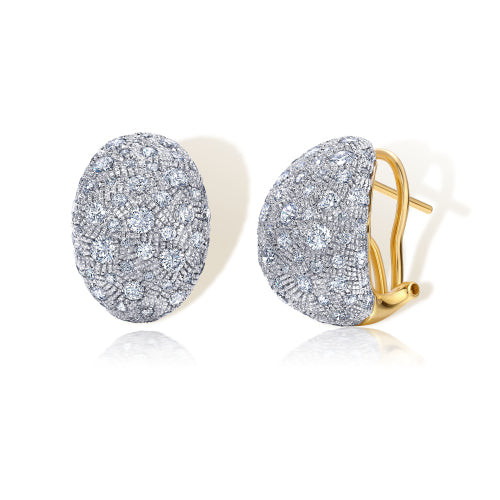 Graziela Gems 18K Yellow Gold Diamond Bahia Statement Earrings