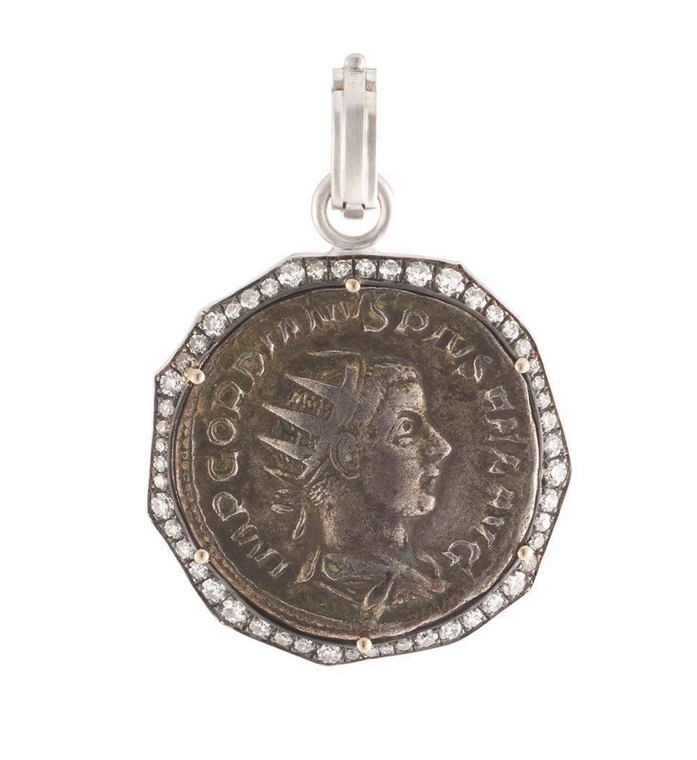 *RESERVE TODAY* Sylva & Cie. 18K White Gold Roman Empire Gordian III Coin