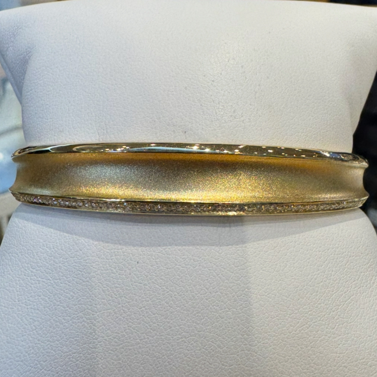 *RESERVE TODAY* Paul Morelli 18K Yellow Gold Gallant Cuff Diamond Bracelet