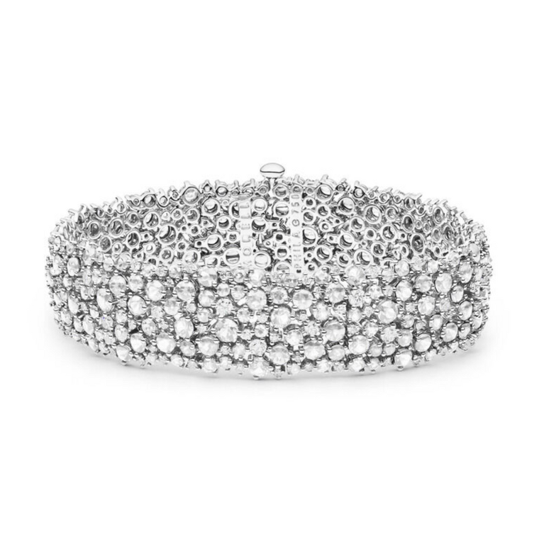 Paul Morelli 18K White Gold Large Confetti Link Bracelet