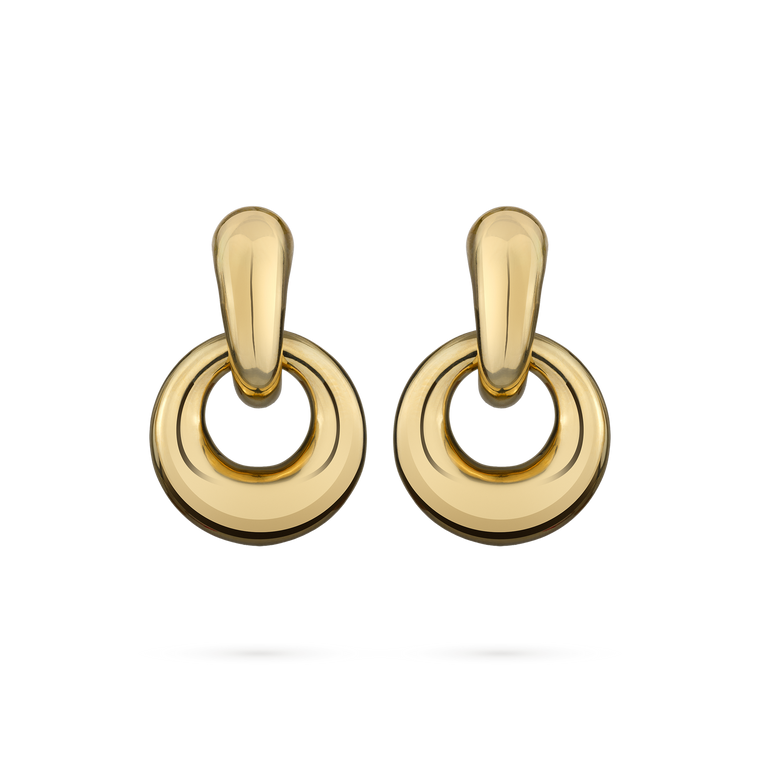 *RESERVE TODAY* Paul Morelli 18K Yellow Gold Ultimate Gold Door Knocker Earrings
