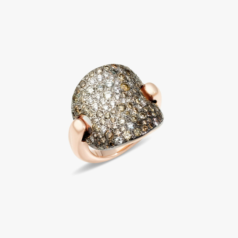 Pomellato Sabbia 18K Rose Gold Ring, Size 55