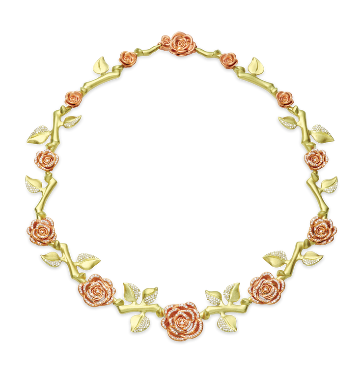 Paul Morelli Rosebud Necklace