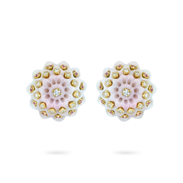 *SHOP & SIP EVENT* Paul Morelli Dahlia Conch Studs
