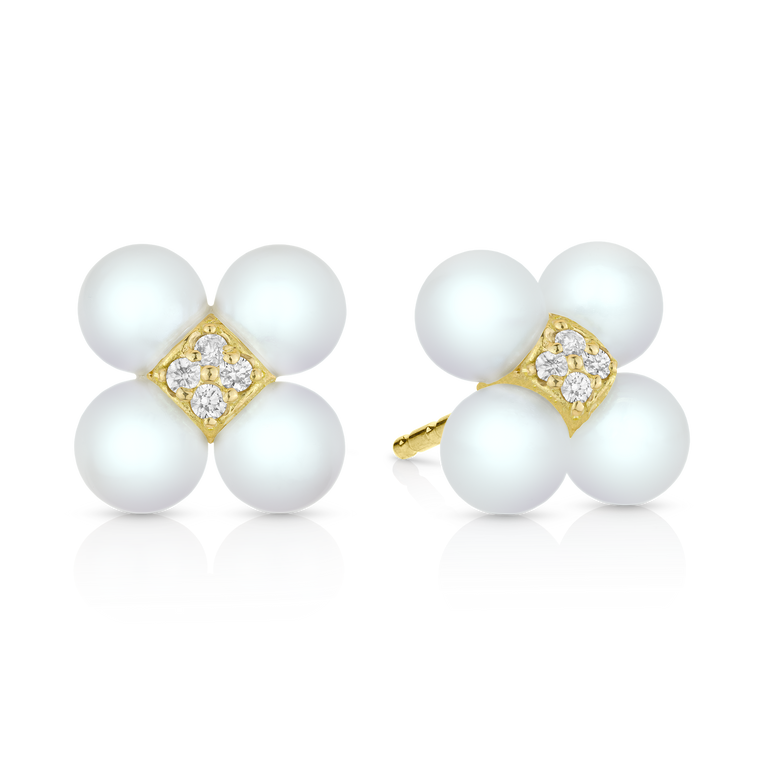 Paul Morelli Pearl Sequence Stud Earrings