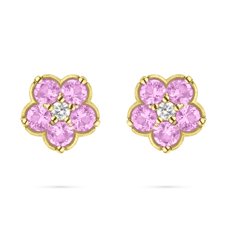 *SHOP & SIP EVENT* Paul Morelli Wild Child Stud Earrings with Pink Sapphires