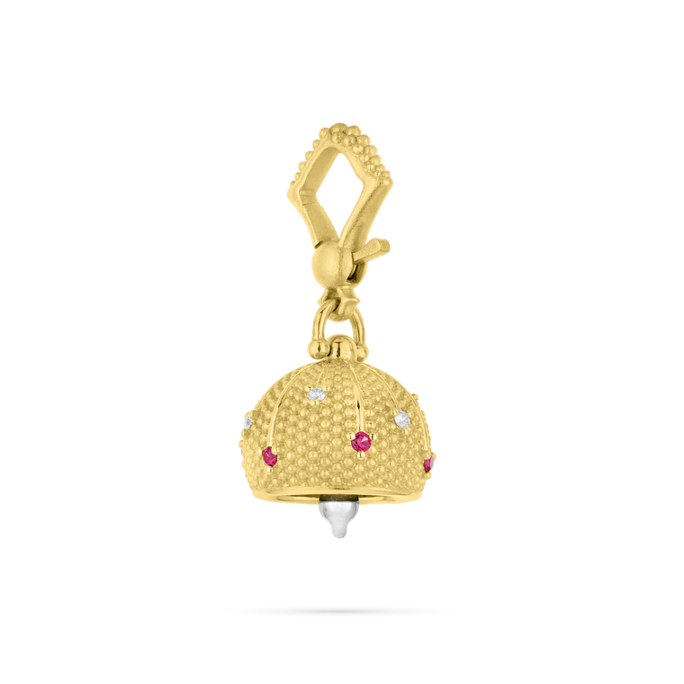 *SHOP & SIP EVENT* Paul Morelli Sequence Diamond & Gemstone Meditation Bell (Rubies), 12mm