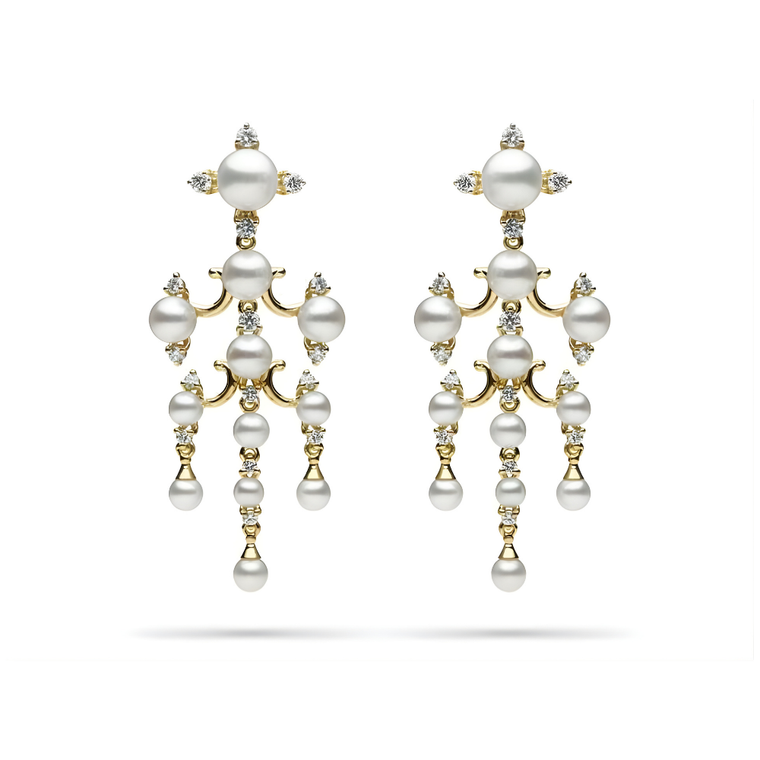 *SHOP & SIP EVENT* Paul Morelli Tiered Pearl Dangle Earrings