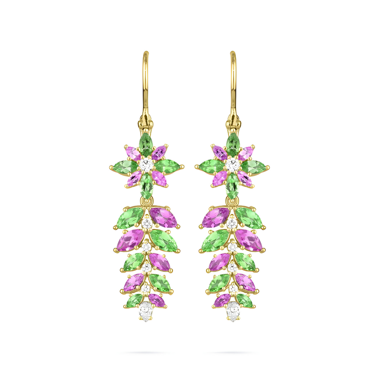 *SHOP & SIP EVENT* Paul Morelli Small Dahlia Drop Earrings on Wire