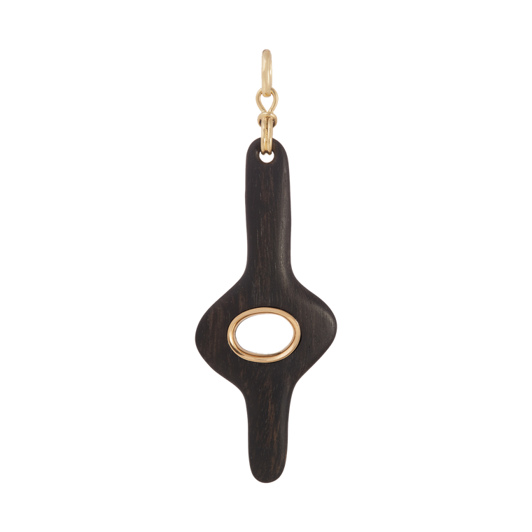 *RESERVE TODAY* Sidney Garber Circe Ebony and Gold Pendant