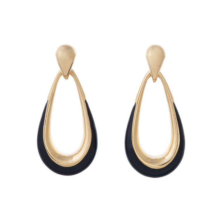 *RESERVE TODAY* Sidney Garber Enamel Door Knocker Earrings