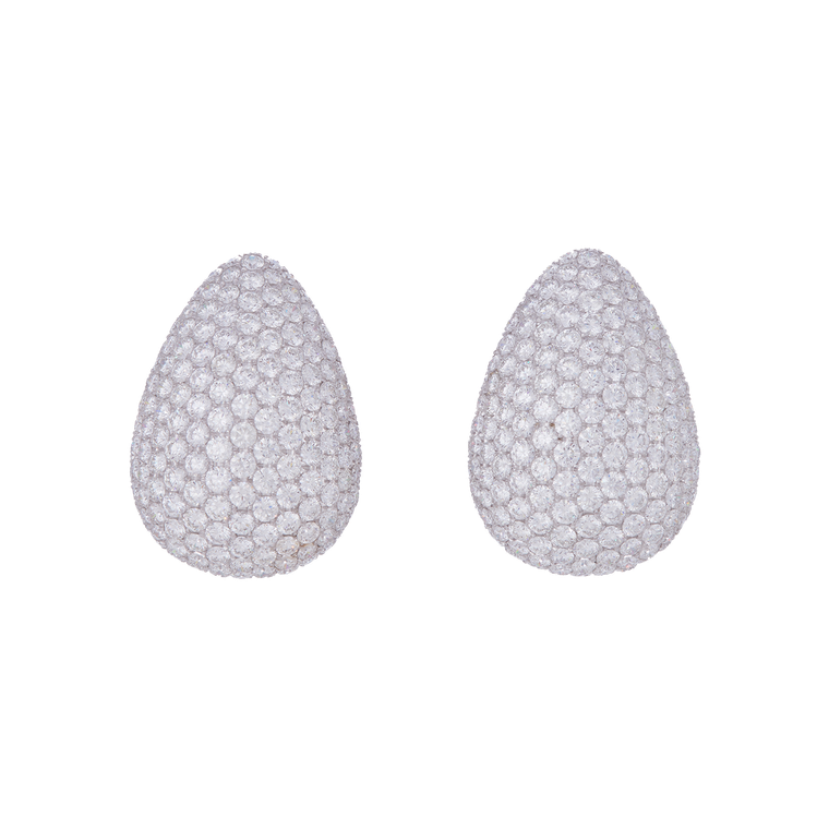 *RESERVE TODAY* Sidney Garber Diamond Anjou Earrings (Large)