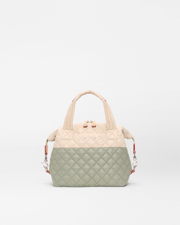 MZ Wallace Small Sutton Deluxe in Agave Green/Buff
