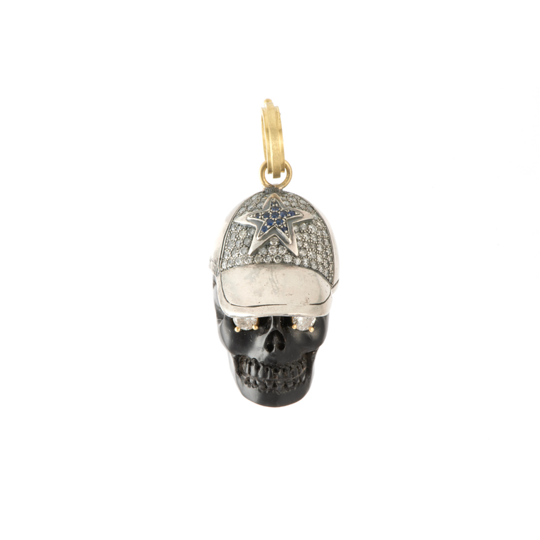 Sylva & Cie. Dallas Cowboys Skull Pendant