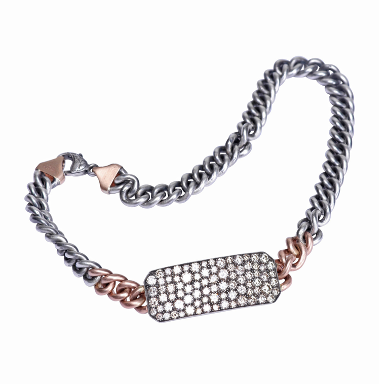 Sylva & Cie. 14K Rose Gold Ten Table Bracelet