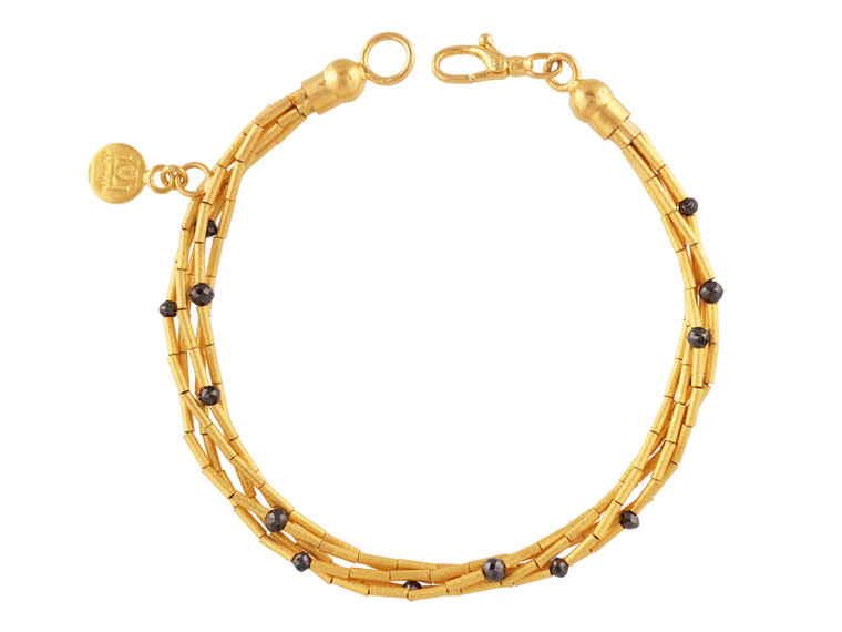 *GURHAN SHOP & SIP EVENT* GURHAN Rain 24K Gold Diamond Beaded Multi-Strand Bracelet