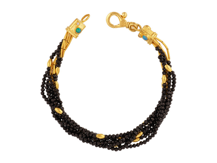 *GURHAN SHOP & SIP EVENT* GURHAN Rain One-of-a-Kind 24K Gold Spinel Beaded Multi-Strand Bracelet, 7-Strand, Spinel