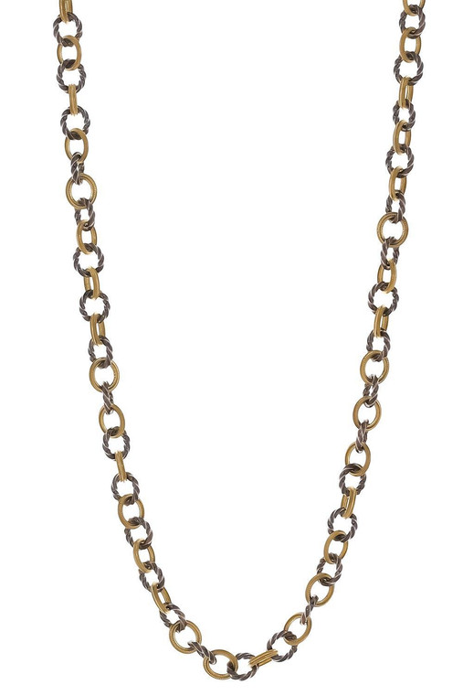*RESERVE TODAY* Sylva & Cie. 18K Yellow Gold Small Pirate Chain Necklace, 18"
