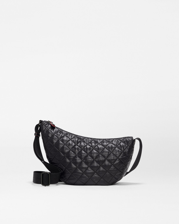 MZ Wallace Small Metro Smile Bag in Black