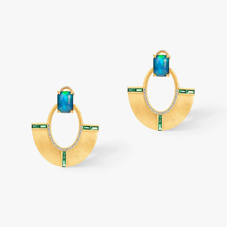 Ashaha Siwa Yellow Gold Earrings