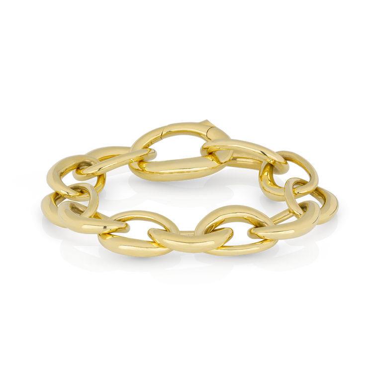 Paul Morelli 18K Yellow Gold Large Ultimate Gold Link Bracelet, 7.25"