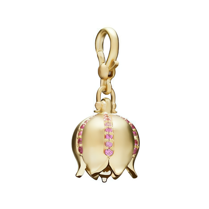 Paul Morelli 18K Yellow Gold Tinker Bell with Pink Sapphires