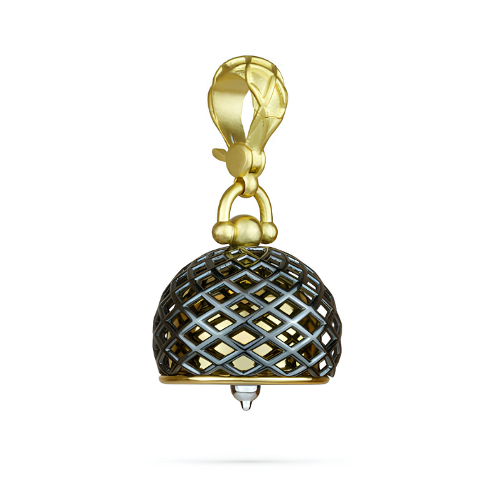 Paul Morelli Spiral Mesh Bell #4