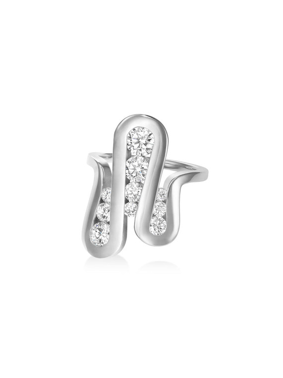 Melissa Kaye 18K White Gold Daphne Joy Ring